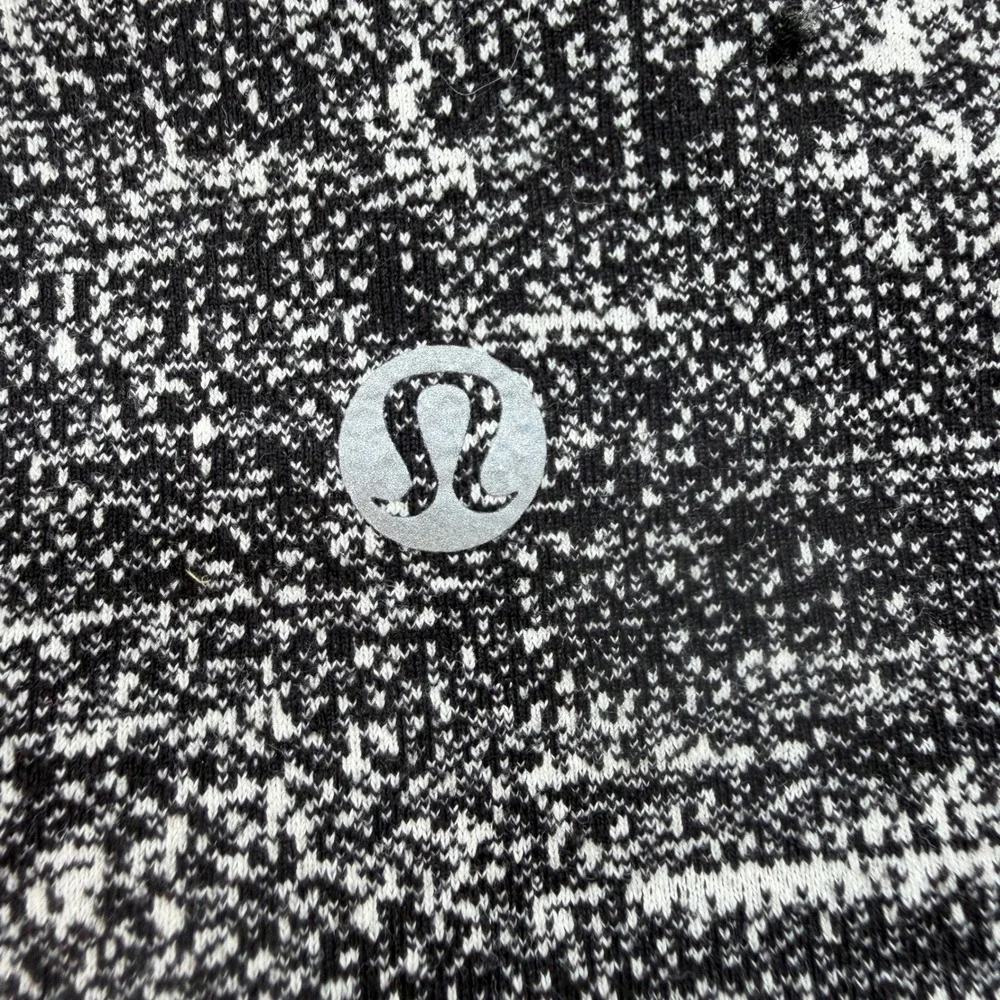 Lululemon Align Crop Leggings Women's Size 8 Space Dye High Rise Black Gray